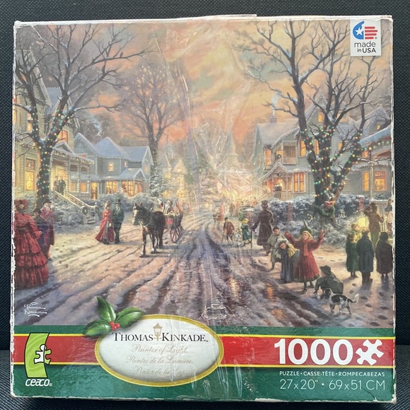 Thomas Kinkade A Victorian Christmas Carol Puzzle - Picture 2 of 7